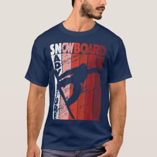 Snowboard Adventure Retro Snowboarding T-Shirt