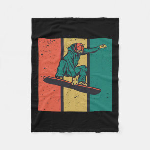 Snowboard Apparel Snowboarding For Winter Sports L Fleece Blanket