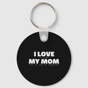 Snowboard Apparel - Snowboarding Snowboarder Snowb Key Ring