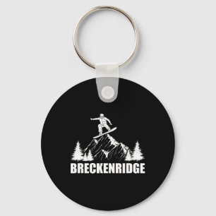 Snowboard Breckenridge Colorado Snowboarding  Key Ring