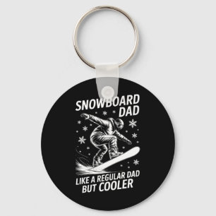 Snowboard Dad Funny Snowboarder  Key Ring