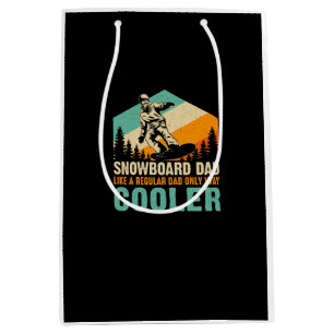 snowboard_dad_like_a_regular_dad_only_way_cooler medium gift bag