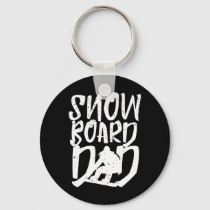 Snowboard Dad Snowboarder Father Snowboarding  Key Ring