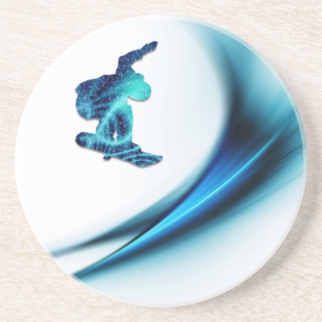 Snowboard Design Coaster (Front)
