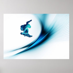 Snowboard Design Print