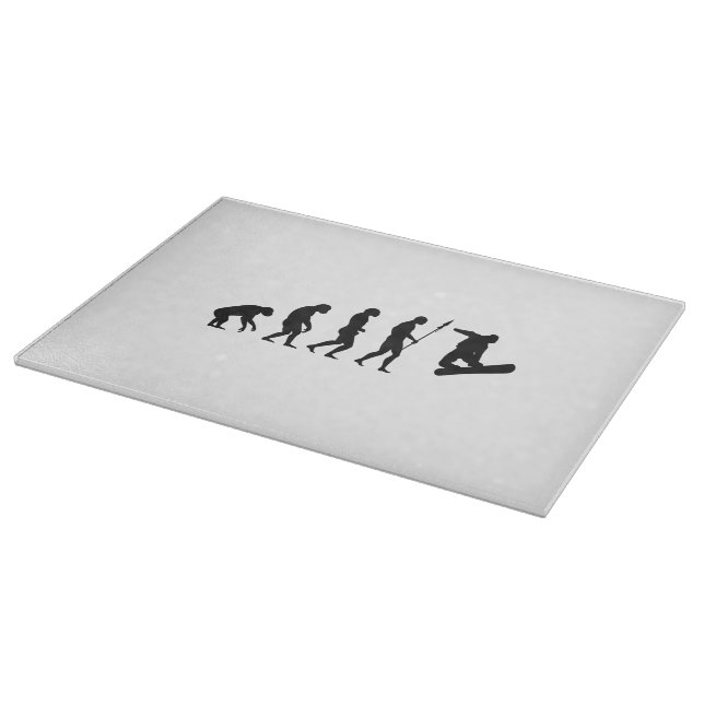 Snowboard Evolution Cutting Board (Corner)
