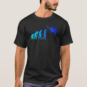 Snowboard Evolution Kids Snowboarder Boy Men Ladie T-Shirt