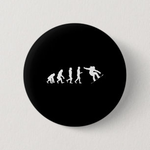 Snowboard Evolution – Skating Lovers Snowboarding 6 Cm Round Badge
