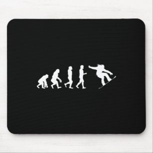 Snowboard Evolution – Skating Lovers Snowboarding  Mouse Pad