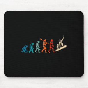 Snowboard Evolution Snowboarder Winter Snowboardin Mouse Pad