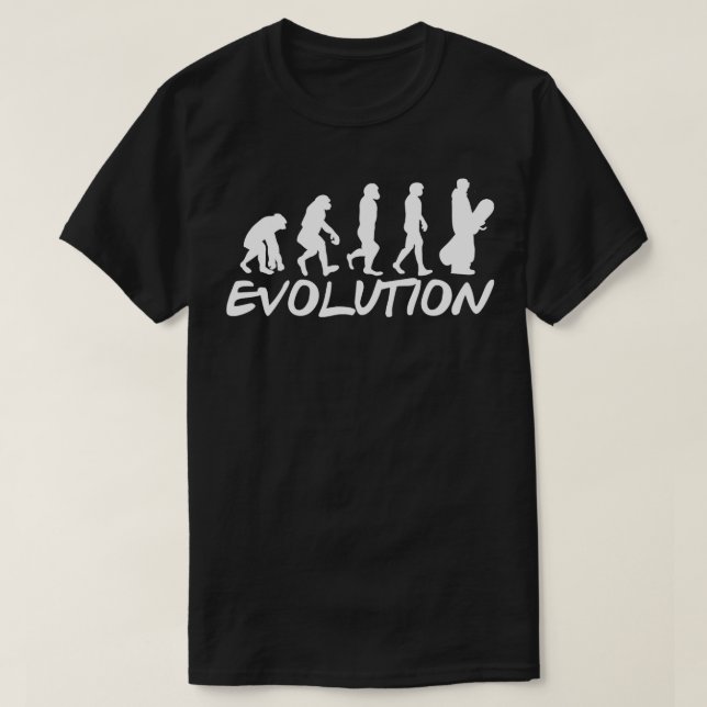 Snowboard Evolution Snowboarding  T-Shirt (Design Front)