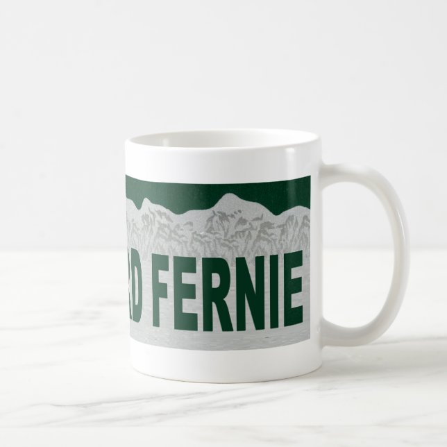 Snowboard Fernie Coffee Mug (Right)