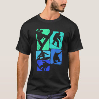 Snowboard for Snowboarder Retro Mens Snowboarding T-Shirt