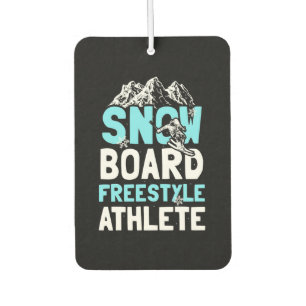 Snowboard Freestyle Athlete Car Air Freshener