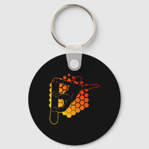Snowboard Freestyle Halfpipe Snowboarding Snowboar Key Ring