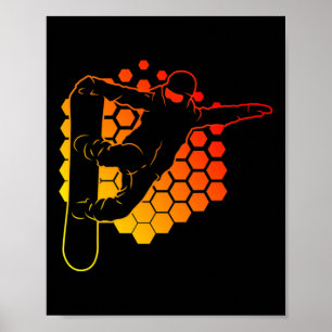 Snowboard Freestyle Halfpipe Snowboarding Snowboar Poster