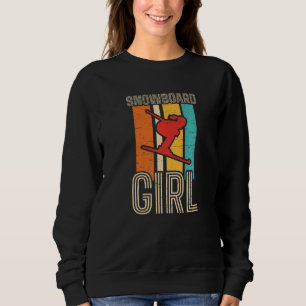 Snowboard Girl Winter Sports Snowboarder Sport Sweatshirt