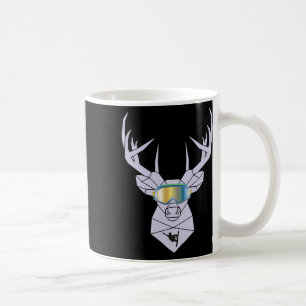 Snowboard Goggles Funny Snowboarding Moose Gift  Coffee Mug