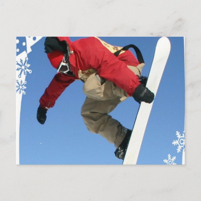 Snowboard Grab Postcard (Front)