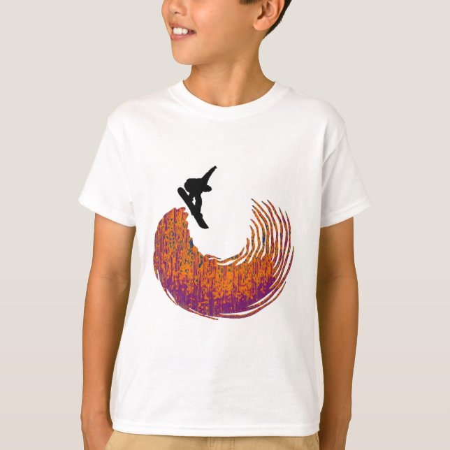 snowboard half pipe T-Shirt (Front)