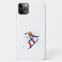 Snowboard in watercolor