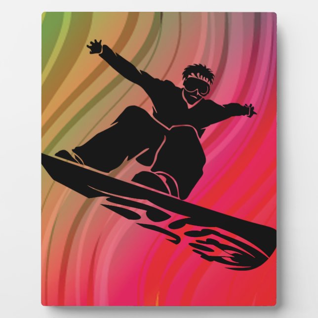 Snowboard Jump Plaque (Front)