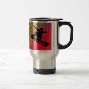 Snowboard Jump Travel Mug