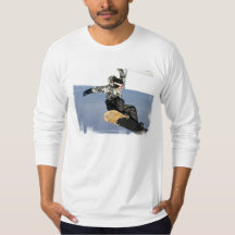 Snowboard Launch Men's Long Sleeve T-Shirt