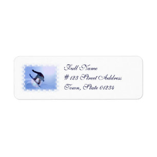 Snowboard Mailing Labels