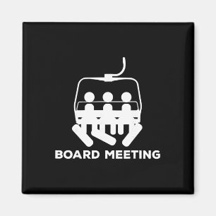 Snowboard Meeting Gift - Snowboarding Holiday Skii Magnet