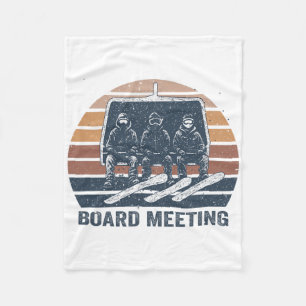 Snowboard Meeting Snowboarding Vacation Skiing _1 Fleece Blanket