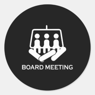 Snowboard Meeting Snowboarding Vacation Skiing Classic Round Sticker