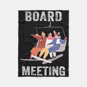 Snowboard Meeting Snowboarding Vacation Skiing For Fleece Blanket