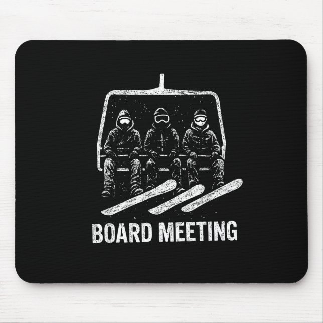 Snowboard Meeting Snowboarding Vacation Skiing  Mouse Pad (Front)