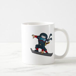 Snowboard Ninja Snowboarder Snowboarding Winter Sp Coffee Mug