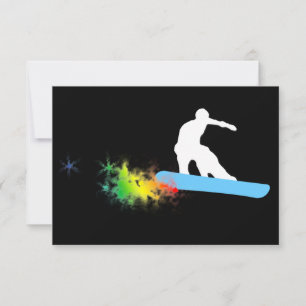 snowboard : powder trail invitation