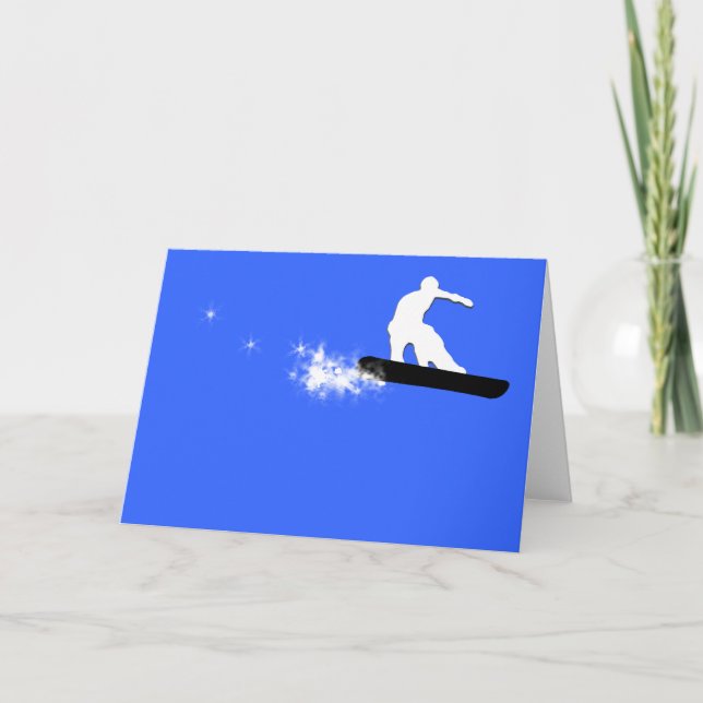 snowboard. simple. card (Front)