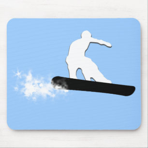 snowboard. simple. mouse pad