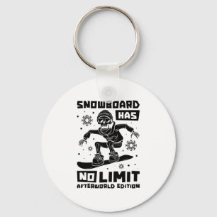 Snowboard Skeleton Winter Sports - Snowboarding Sn Key Ring