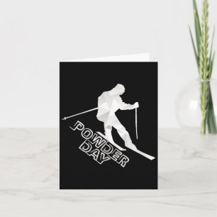 Snowboard Ski Alpine Winter Sport Downhill Slalom Card