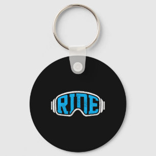 Snowboard Ski Ride Mountain Bike Skiing Snowboardi Key Ring