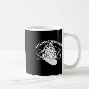 Snowboard Skiing Snowboarder Competitive Activity  Coffee Mug