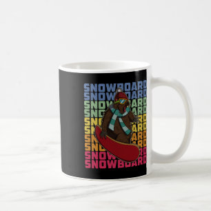 Snowboard Skiing Snowboarder Competitive Activity  Coffee Mug