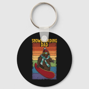 Snowboard Skiing Snowboarder Competitive Activity  Key Ring