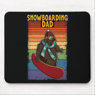 Snowboard Skiing Snowboarder Competitive Activity Mouse Pad