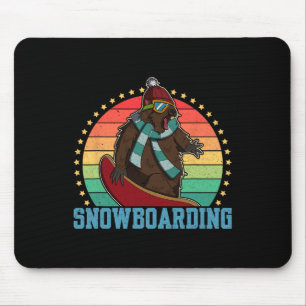 Snowboard Skiing Snowboarder Competitive Activity  Mouse Pad
