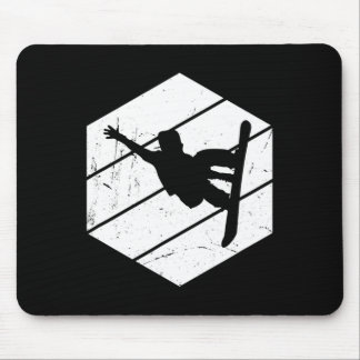 Snowboard Snowboarder Herren Damen Snowboarding Mouse Pad