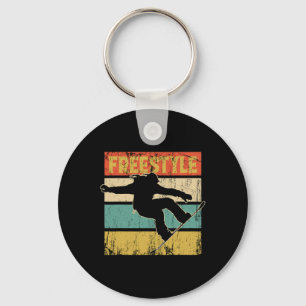 Snowboard Snowboarder Mountains Winter Alps Party Key Ring