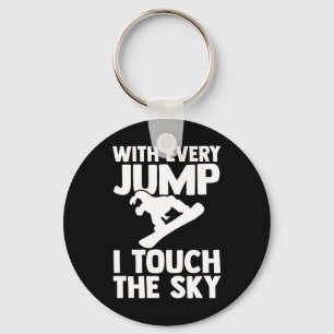 Snowboard Snowboarder Snowboarding 1  Key Ring