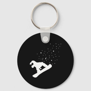Snowboard Snowboarder Snowboarding 4  Key Ring